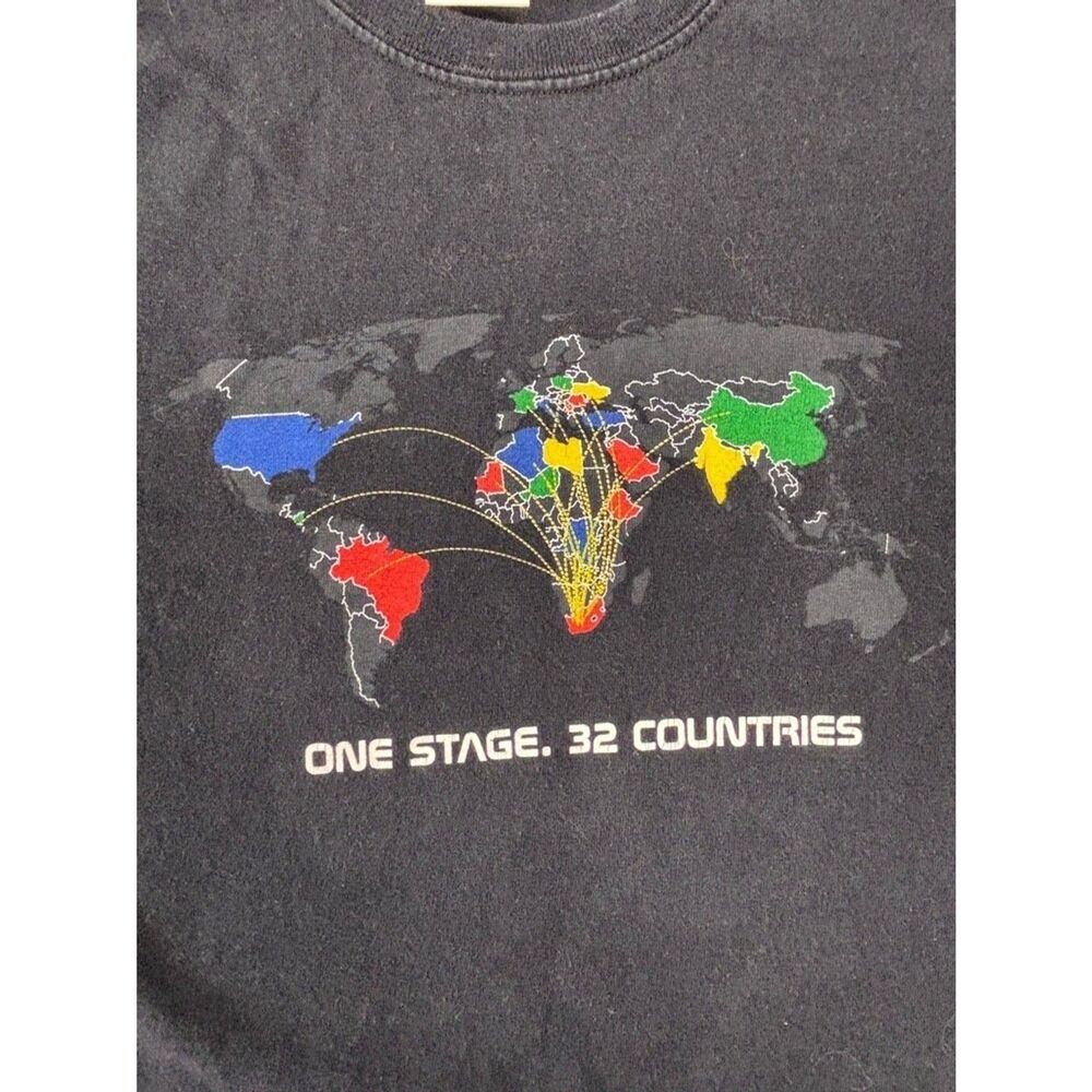 Adidas FIFA World Cup "One Stage 32 Countries" Men's T-Shirt - Black, Size Small